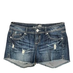 Short Ripped Denim Shorts